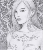 tattooed elf girl