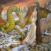 dragon and captive