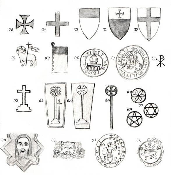 Templar Symbols - Knights Templar - Templar Symbols Meanings